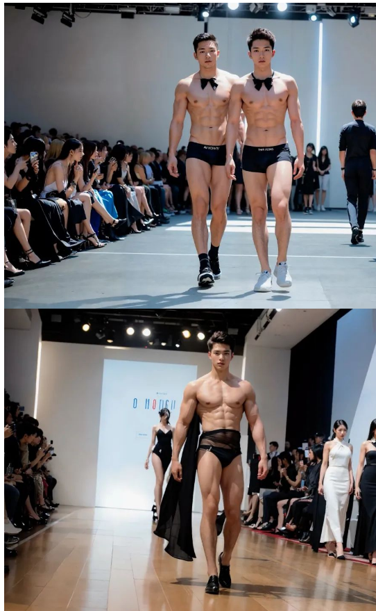 AI男模内裤走秀？！难道模特也要被取代了吗？ - 51虹马