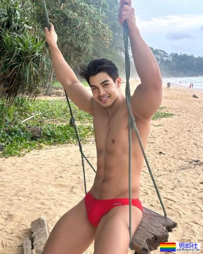 日式澡堂大方露！ 筋肉理工男：Nawin Wannvong - 51虹马