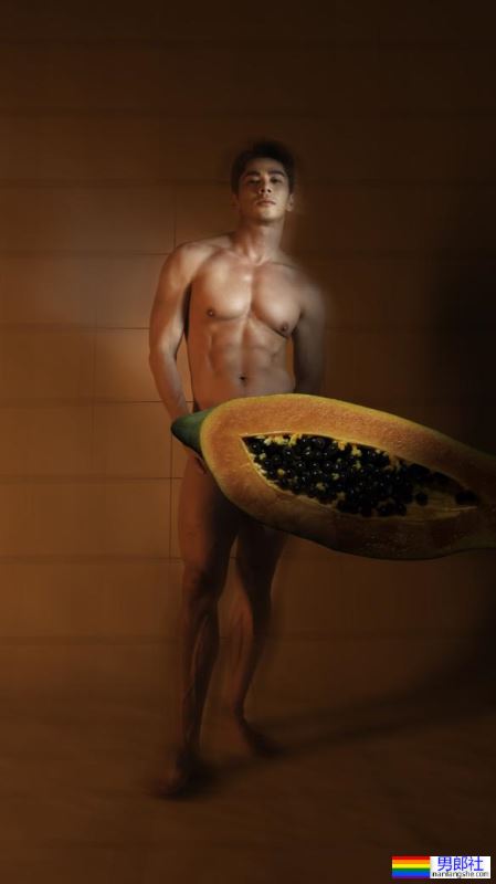 想喝我的木瓜牛奶吗？ 厚乳健身模特：Sean - 51虹马