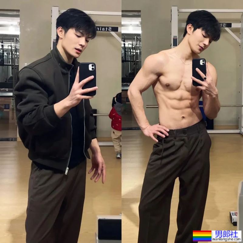 小狼狗学弟高能惹火合辑！低体脂腹肌线条全露无遗！ - 51虹马