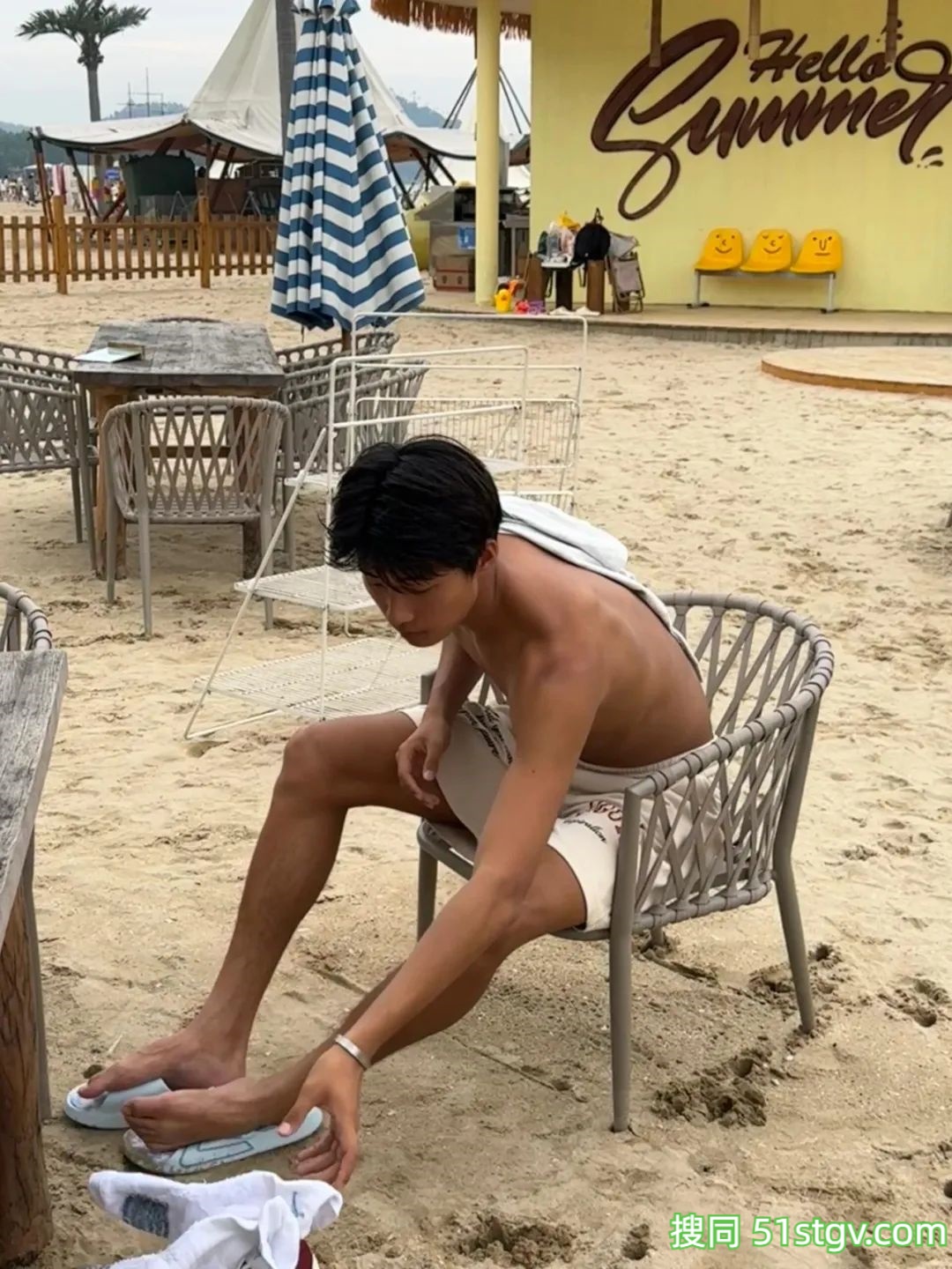 196cm 黑皮运动员，高高瘦瘦，可香可美啦 - 51虹马