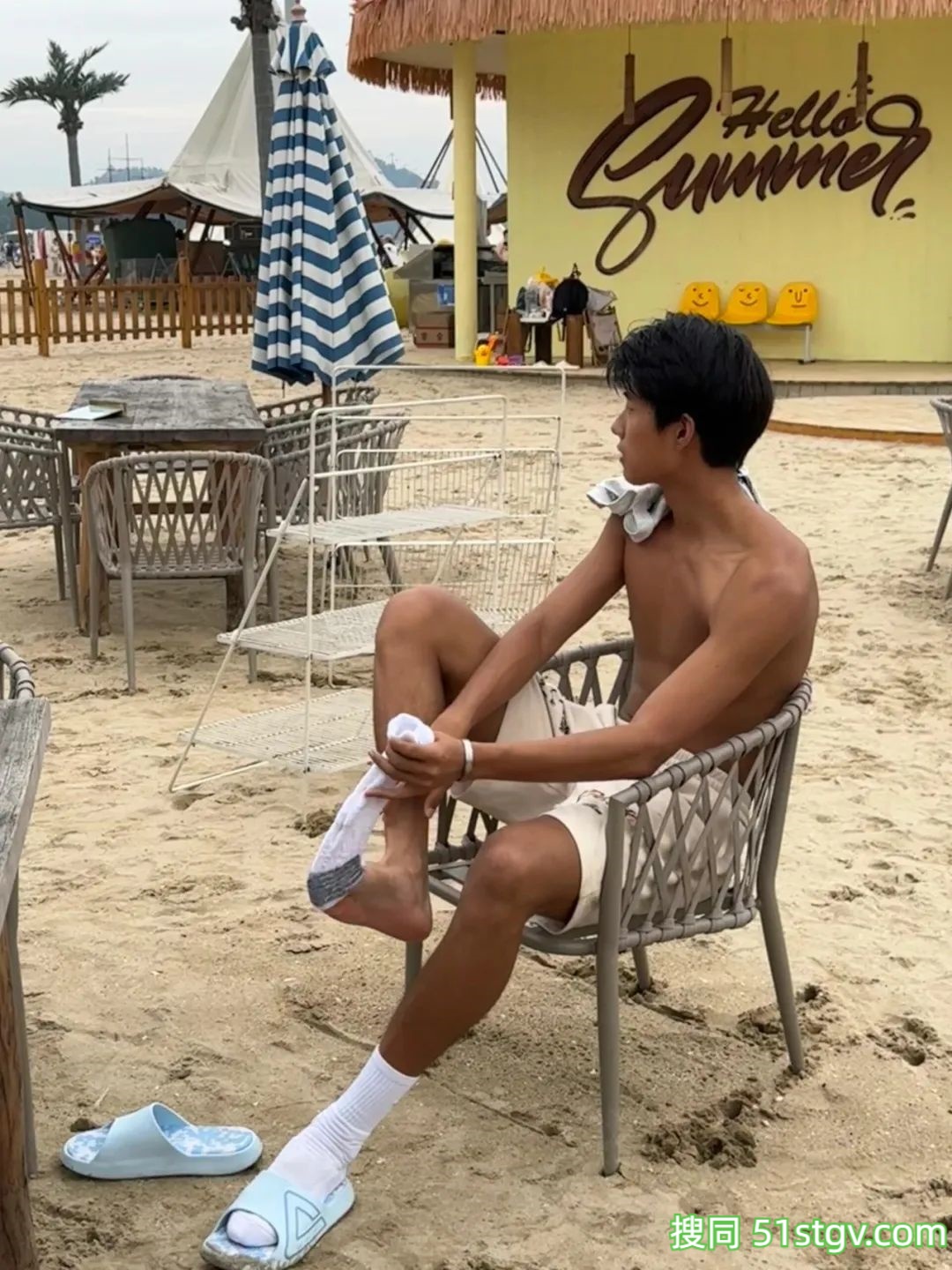 196cm 黑皮运动员，高高瘦瘦，可香可美啦 - 51虹马