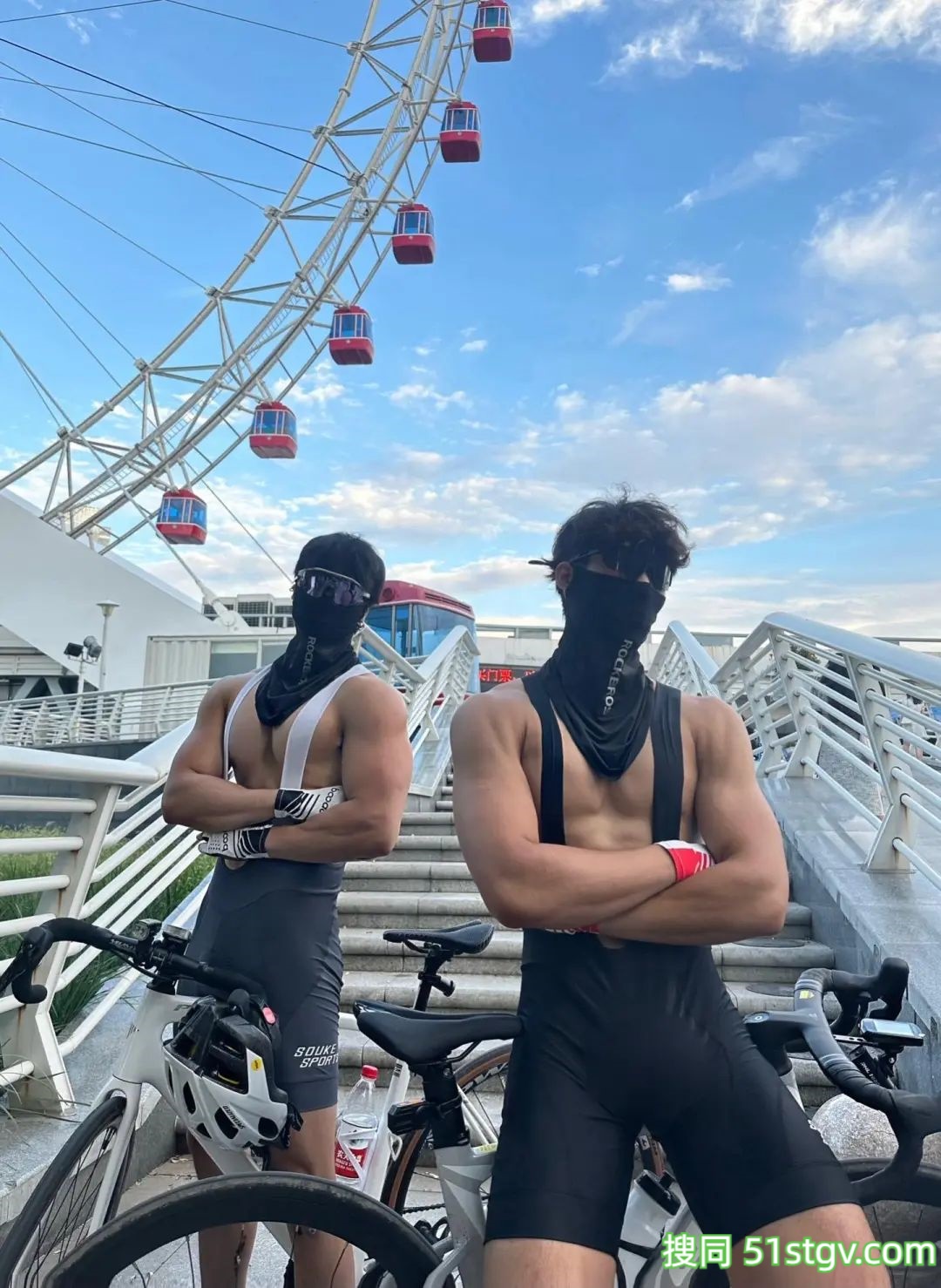 骑行的吕皓宇，好大块头 - 51虹马