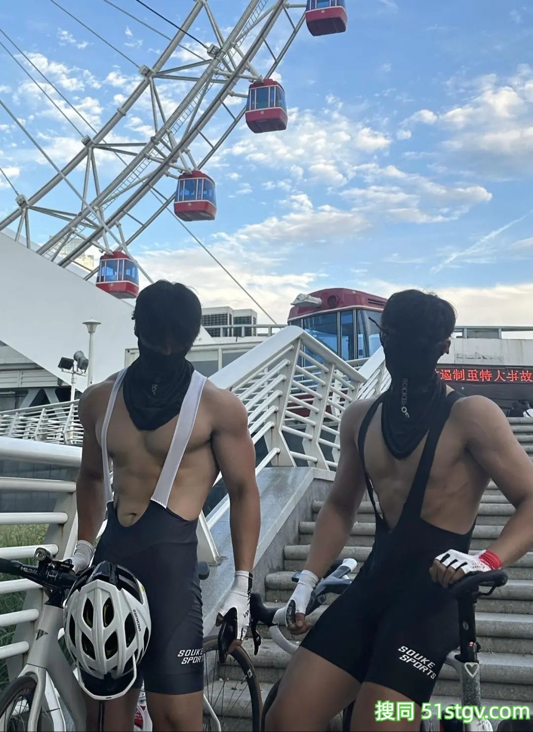 骑行的吕皓宇，好大块头 - 51虹马