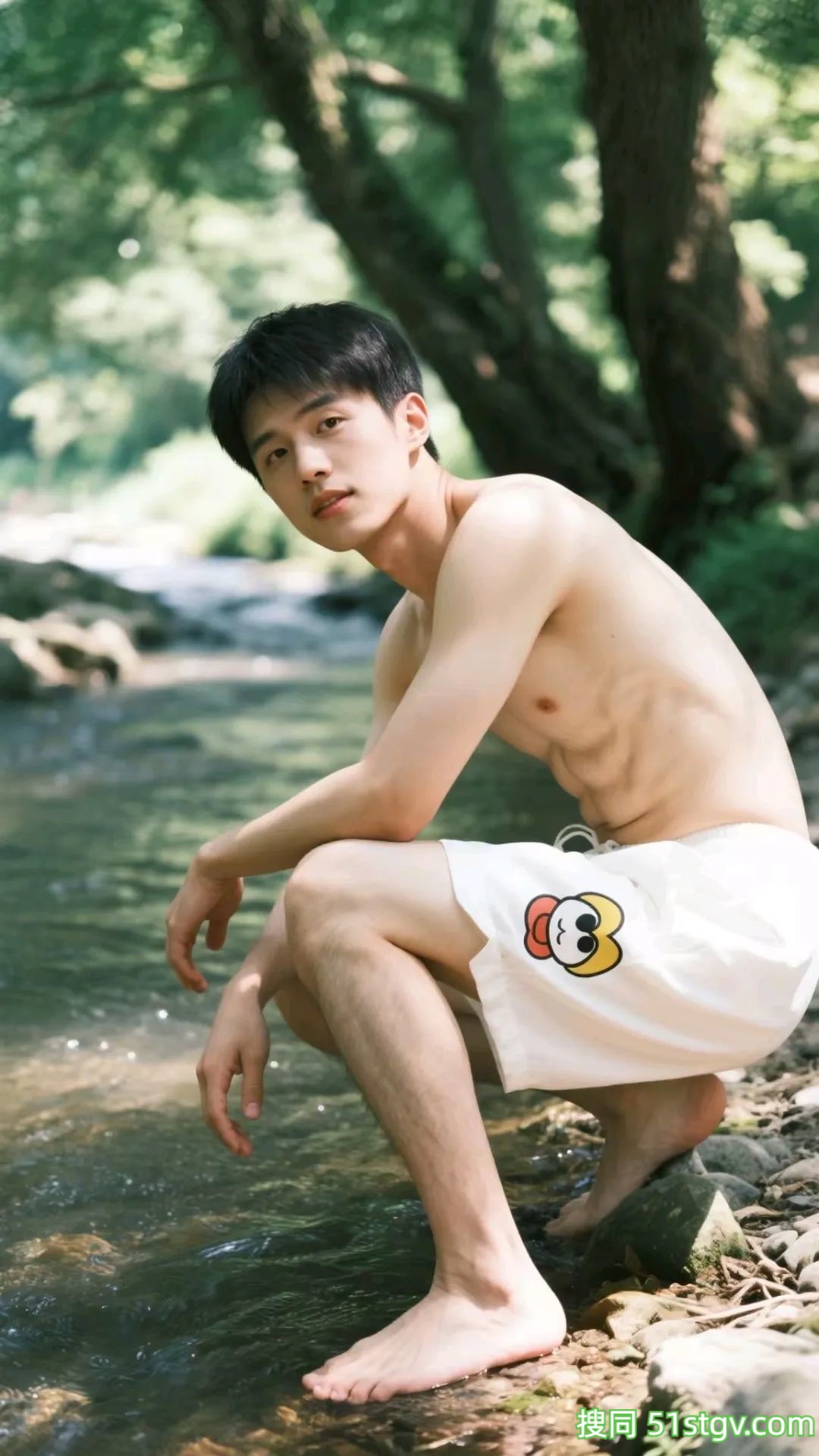 和帅弟弟一起到户外露营 - 51虹马