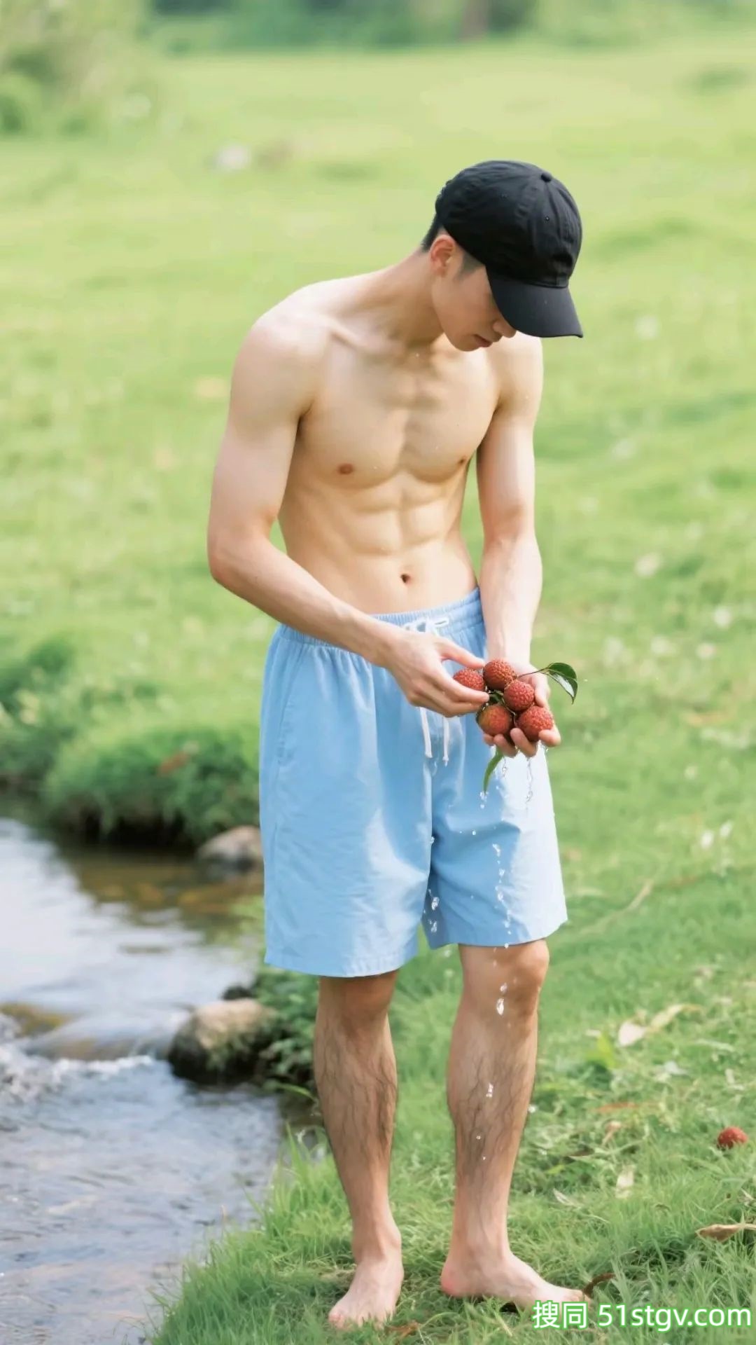 小哥哥果园摘荔枝，好诱人 - 51虹马