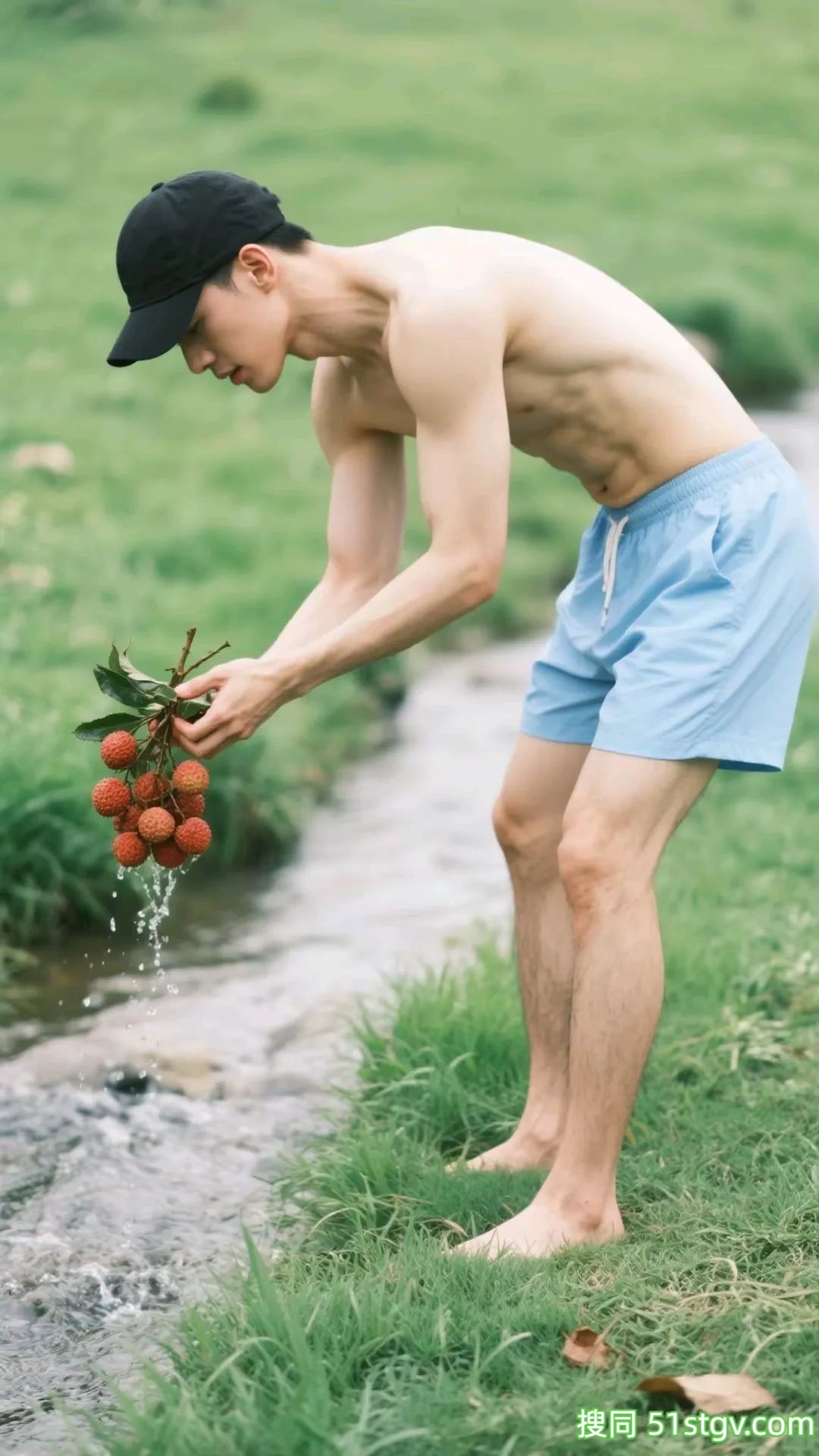 小哥哥果园摘荔枝，好诱人 - 51虹马