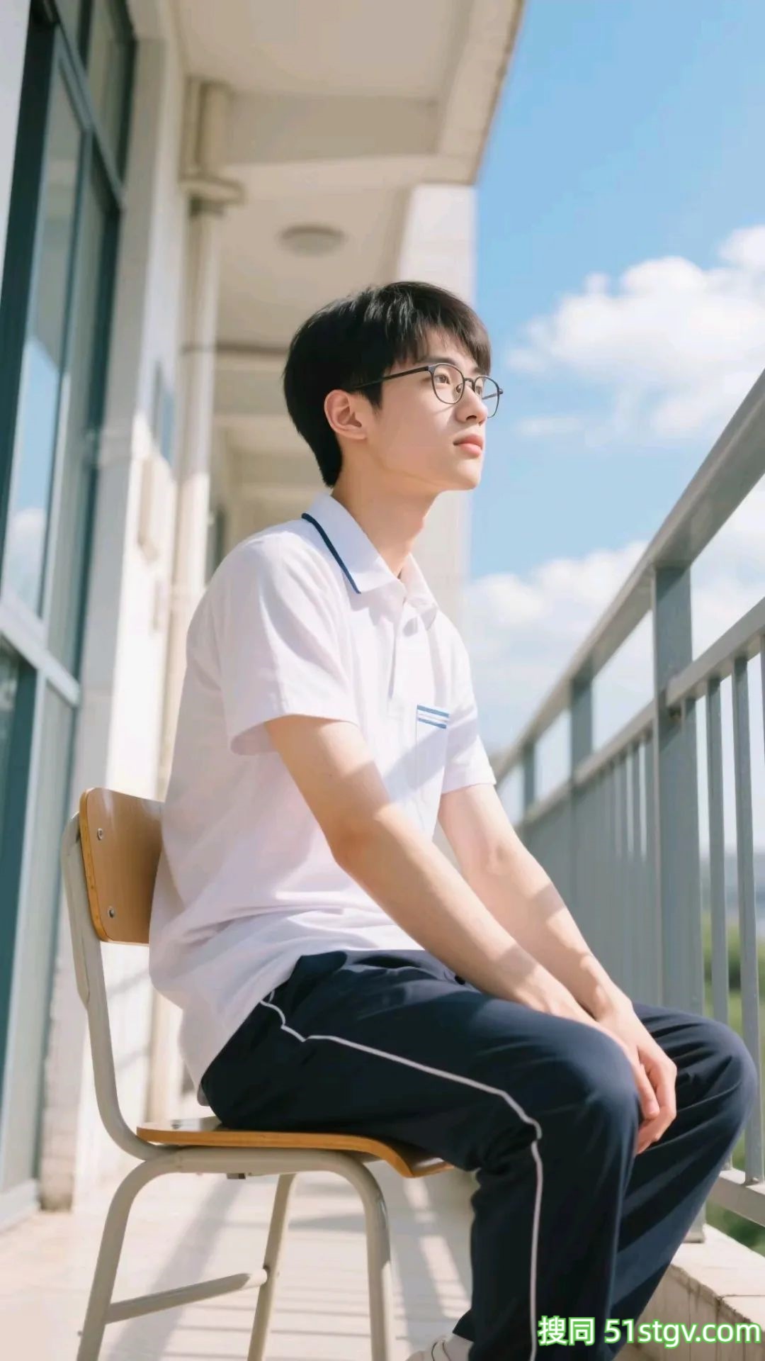 青涩的校草，长得帅还是大学霸 - 51虹马