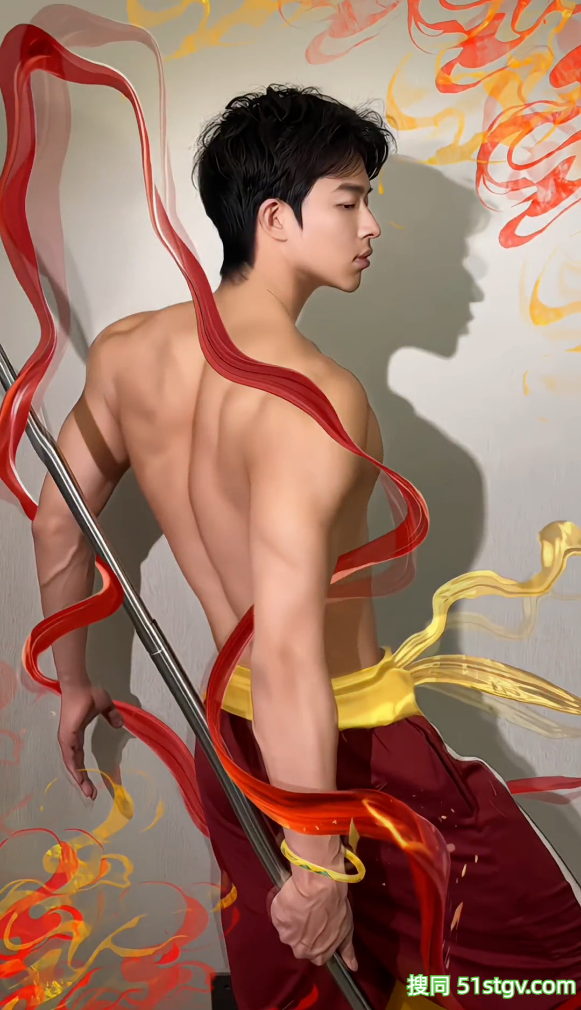 25岁南京肌肉系顶流NPC，冷白皮腹肌美背，这八块腹肌在灯光下动得人心痒痒 - 51虹马