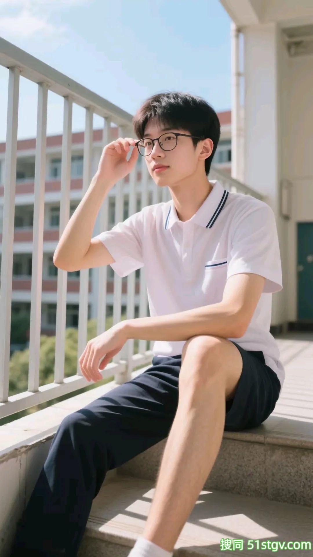 青涩的校草，长得帅还是大学霸-51虹马