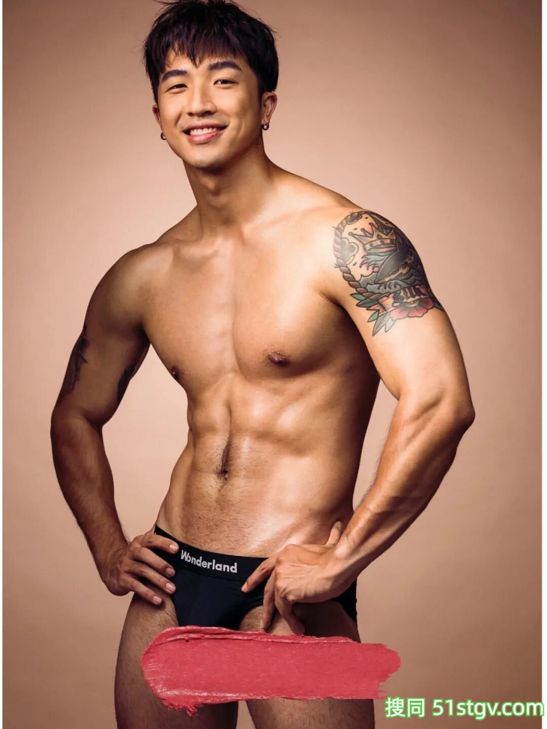 憨憨的直男，笑起来好好看-51虹马