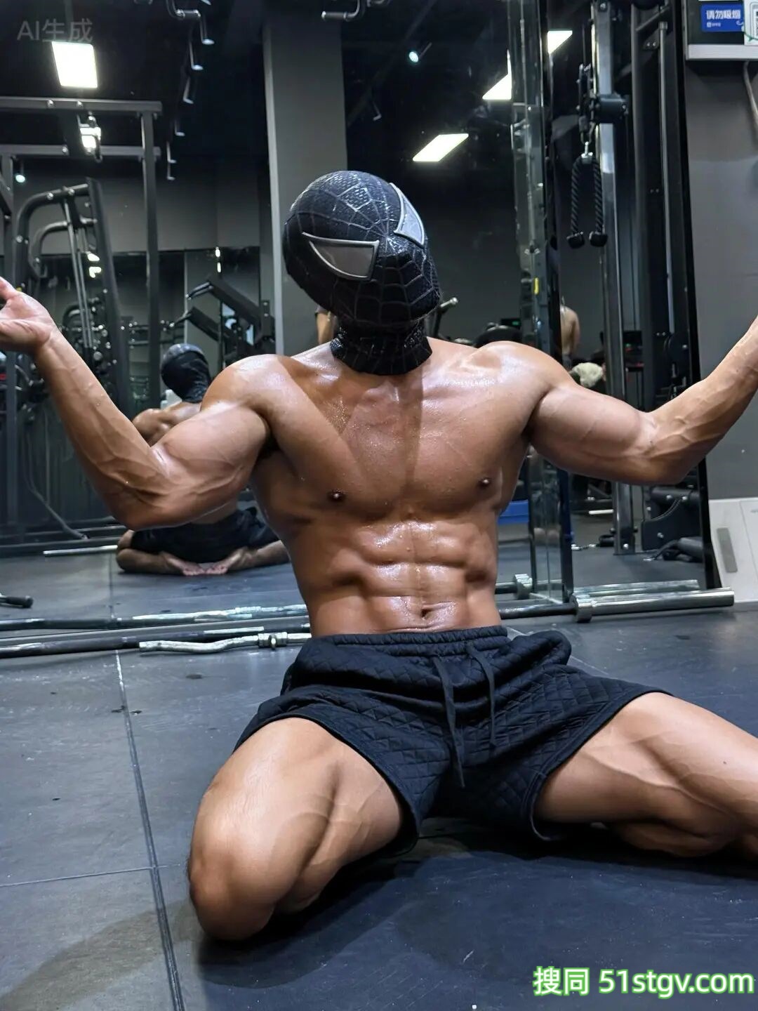 黑蜘蛛+黑皮肌肉，浓郁的荷尔蒙味 - 51虹马